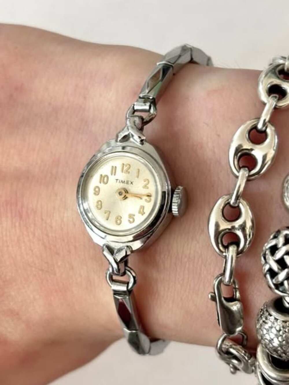80s Vintage Timex Watch Bracelet